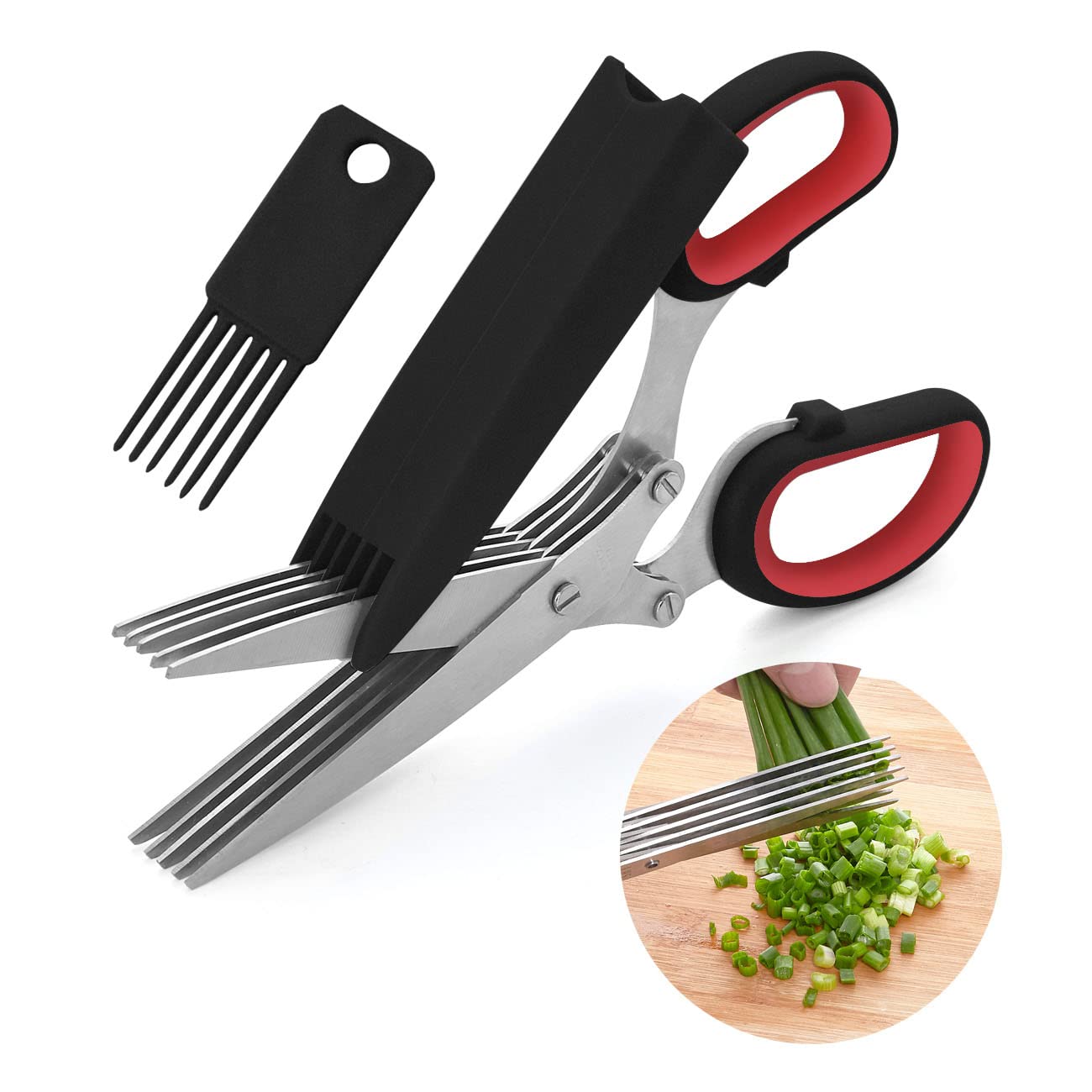 5 Blade Scissors Kitchen: Say Goodbye to Chopping Hassle