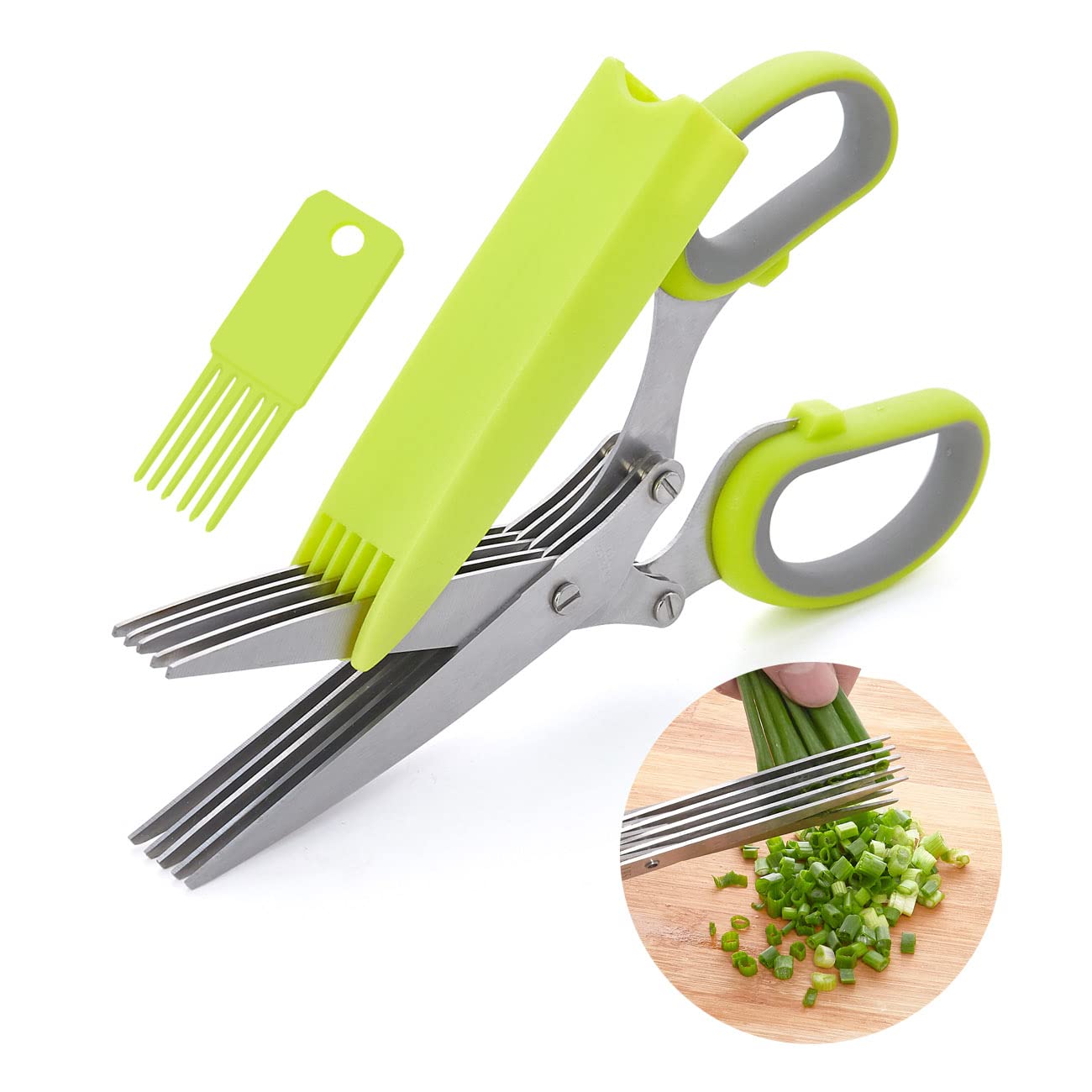 5 Blade Scissors Kitchen: Say Goodbye to Chopping Hassle