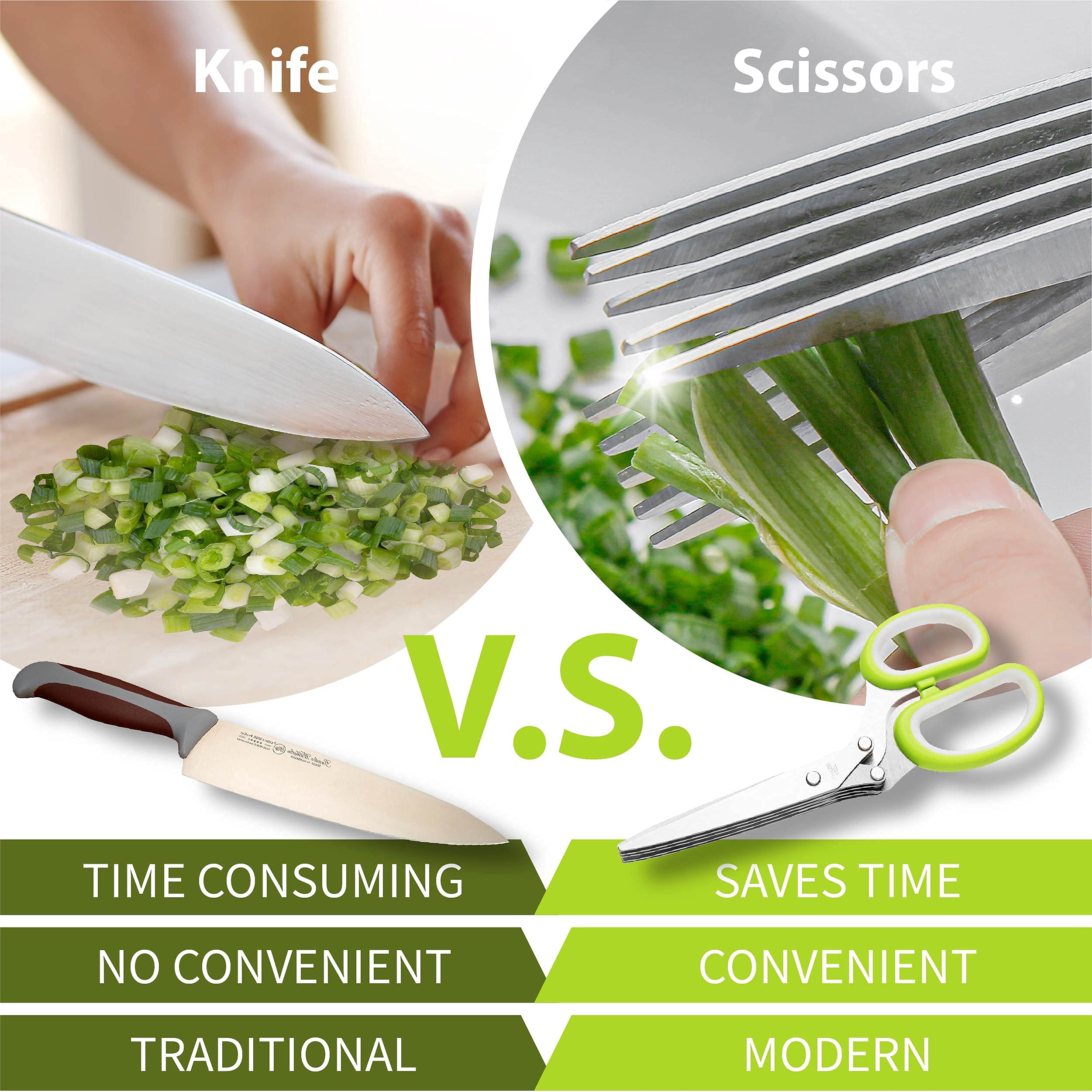 Veggie Scissors vs Knife: Which is Better for Your Greens?