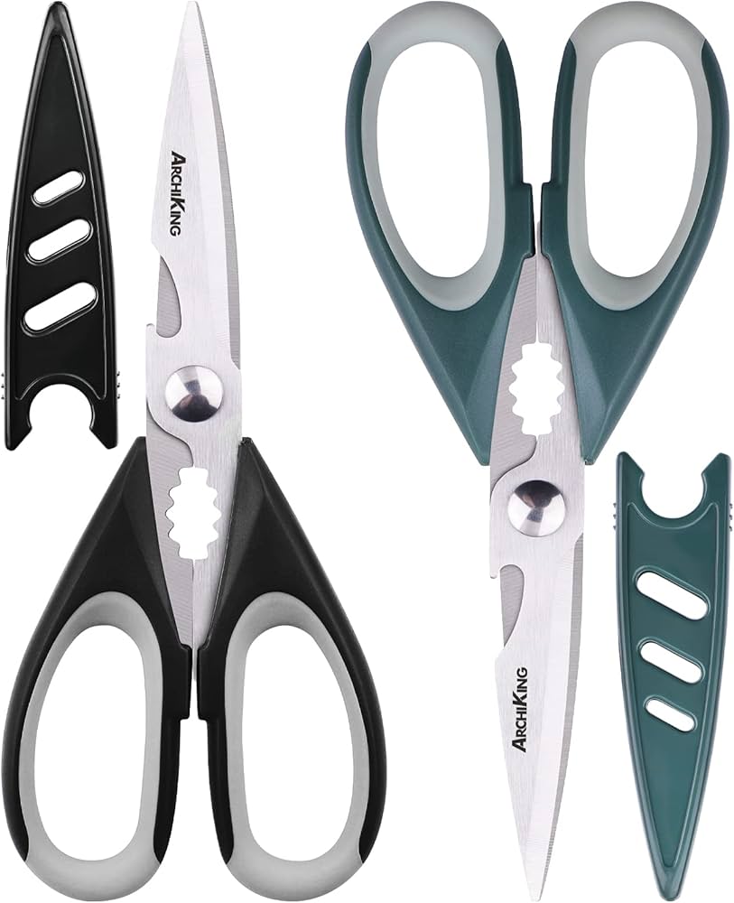 Sharp and Durable Blade Kitchen Scissors for Easy Cutting