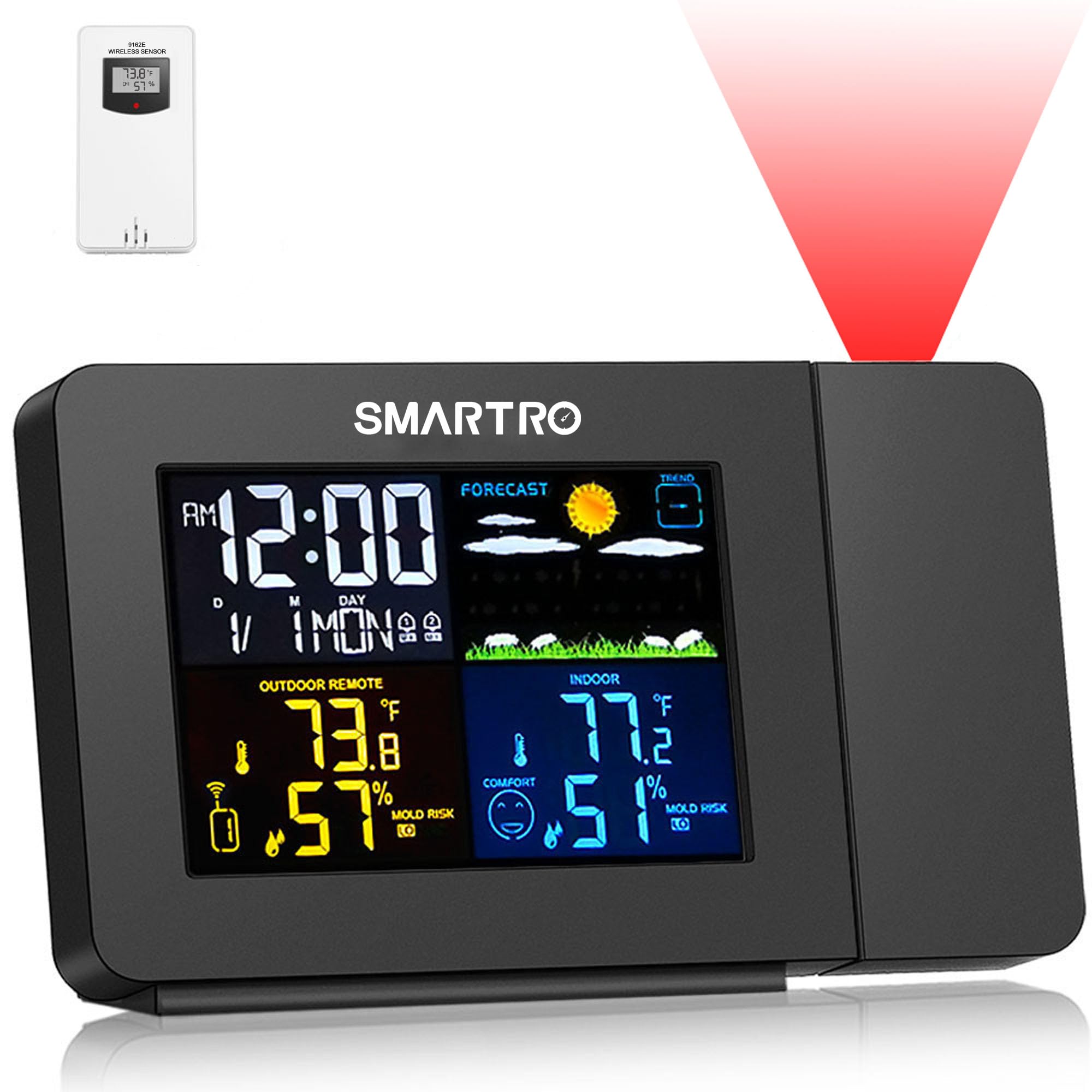 Best Projection Clock with Outdoor Temperature for Your Bedroom
