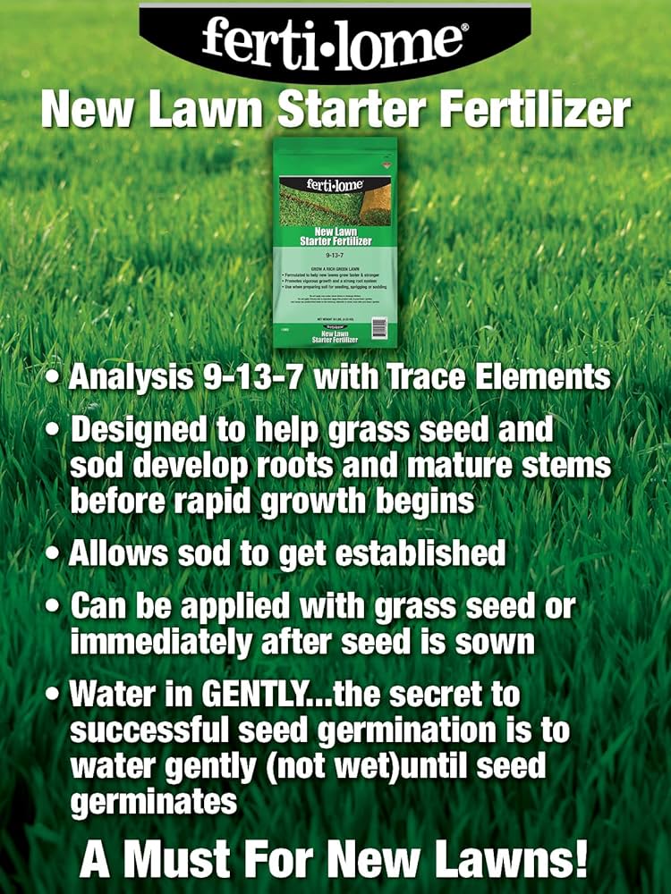 Top-Rated Lawn Starter Fertilizer: Get Your Grass Growing