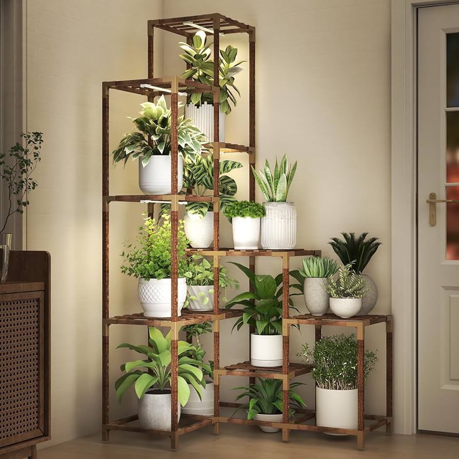 Indoor Plant Stand with Grow Light: A Simple Way to Grow Plants All Year Round