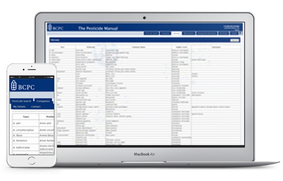 BCPC e-Pesticide Manual: Your Easy Guide to Pesticides online