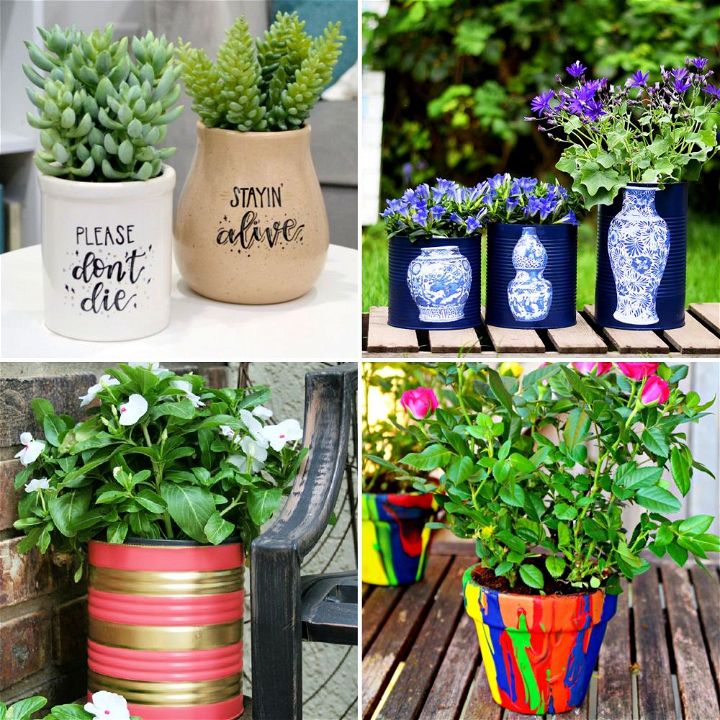 Small Flowerpot Ideas (Cute & Easy DIY Planter Tips)