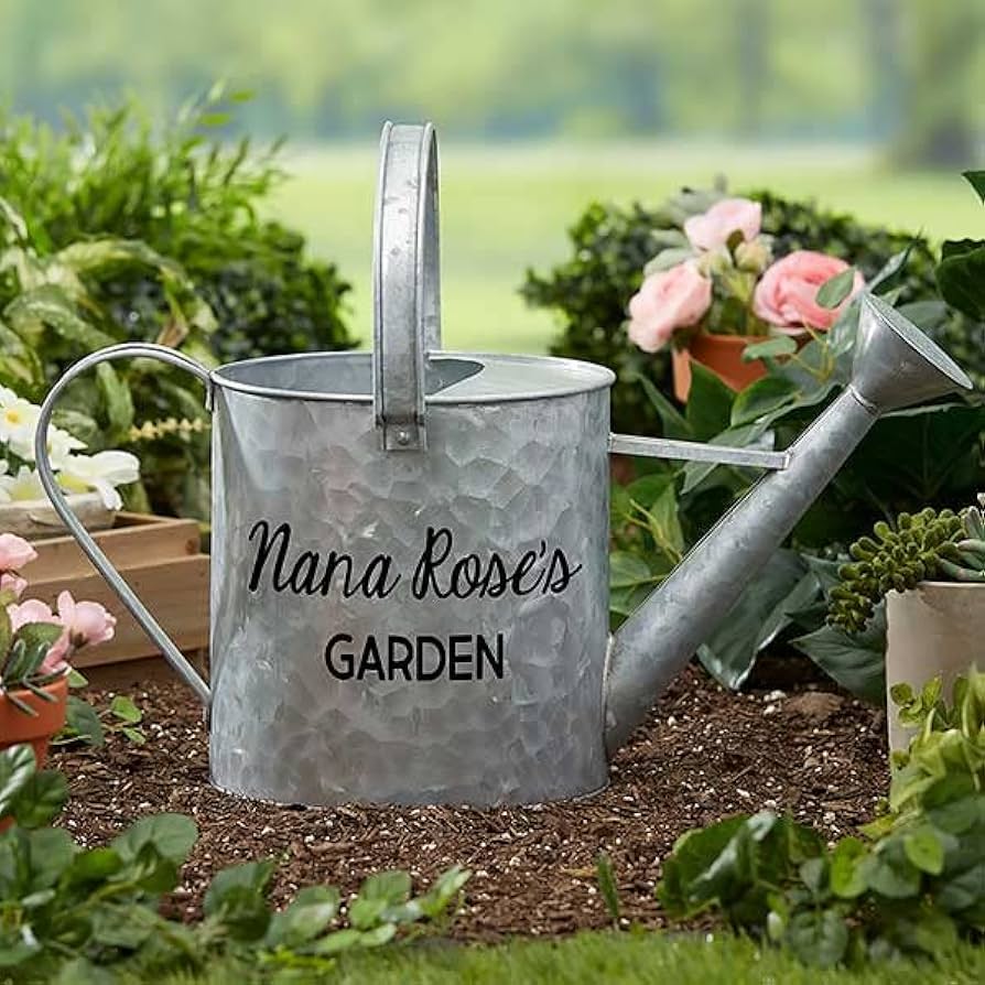 Get a Monogrammed Watering Can: Best Gardeners Gift 2024!