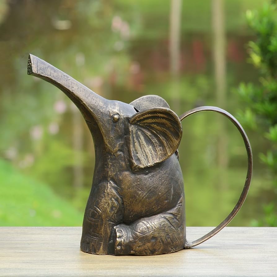 Elephant Watering Can Metal: Cute & Durable Garden Gear!