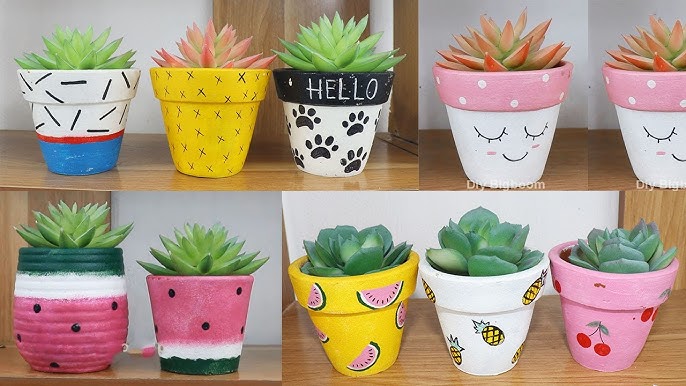 Small Flowerpot Ideas (Cute & Easy DIY Planter Tips)