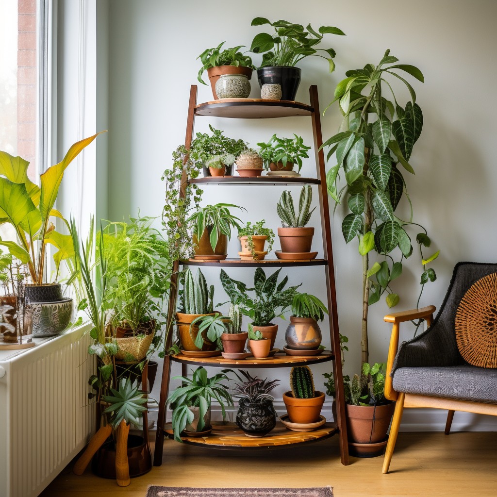 How can I best use my round planter stand? Simple and creative ideas to display your houseplants beautifully.