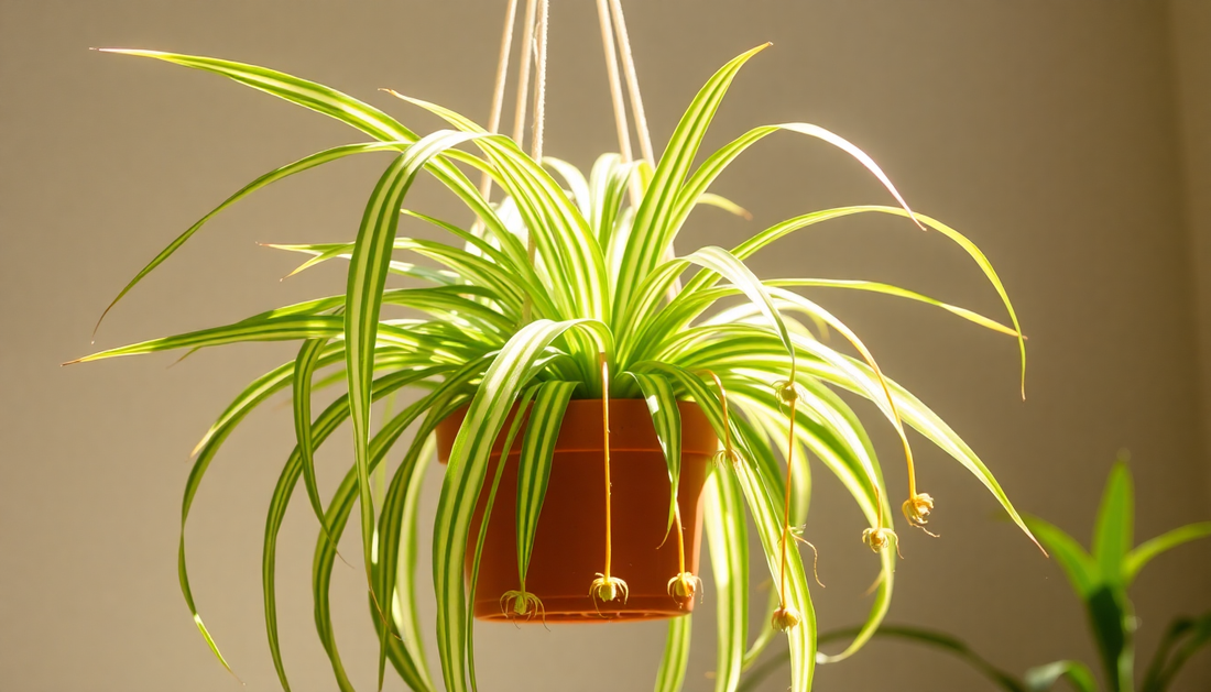Can spider plants be in direct sunlight? Find out the surprising truth about their light needs.