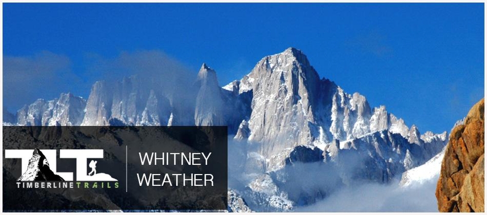 What is the Mount Whitney Temperature at night?