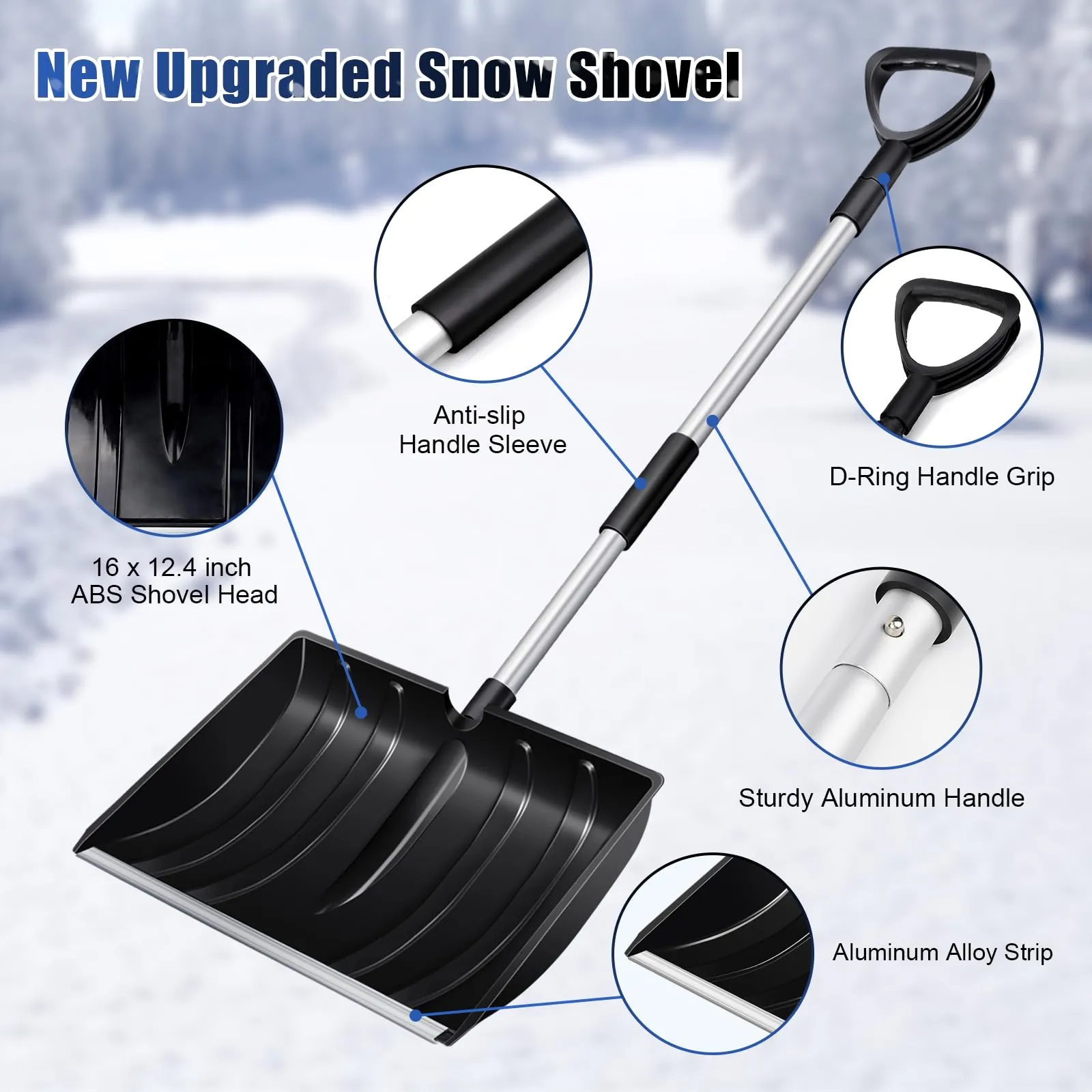Extend your shovel life with a new replacement snow shovel wear strip (smart upgrade saves you money).