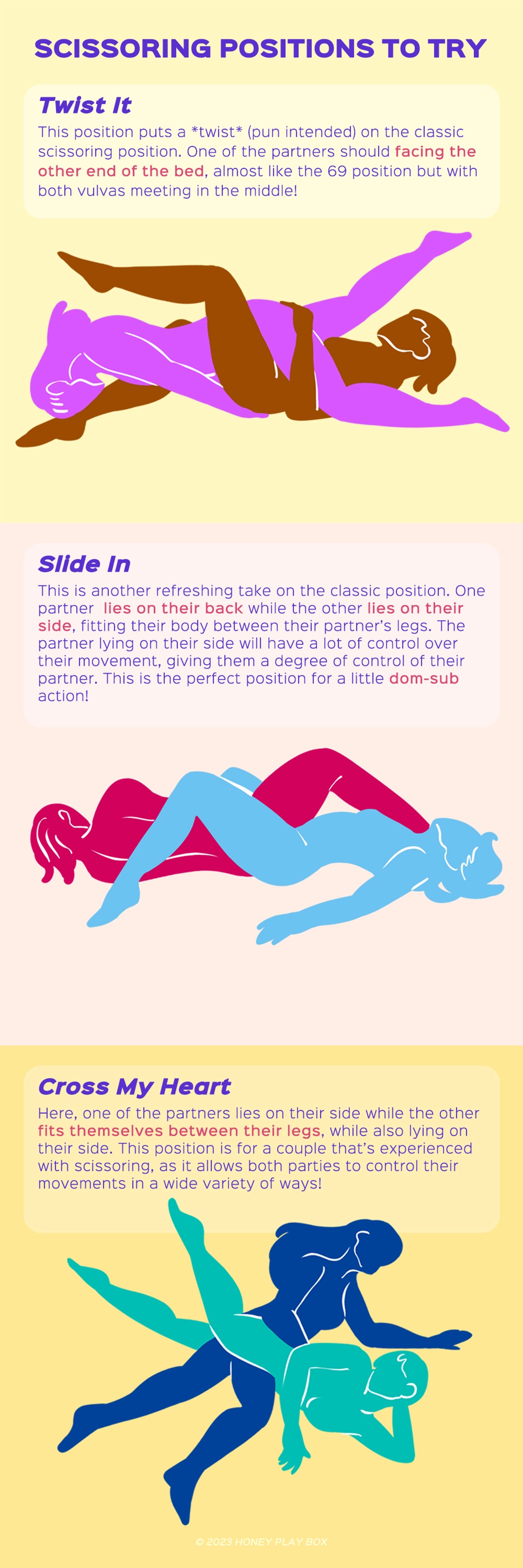 Scissor sex position tips: Maximize pleasure and comfort
