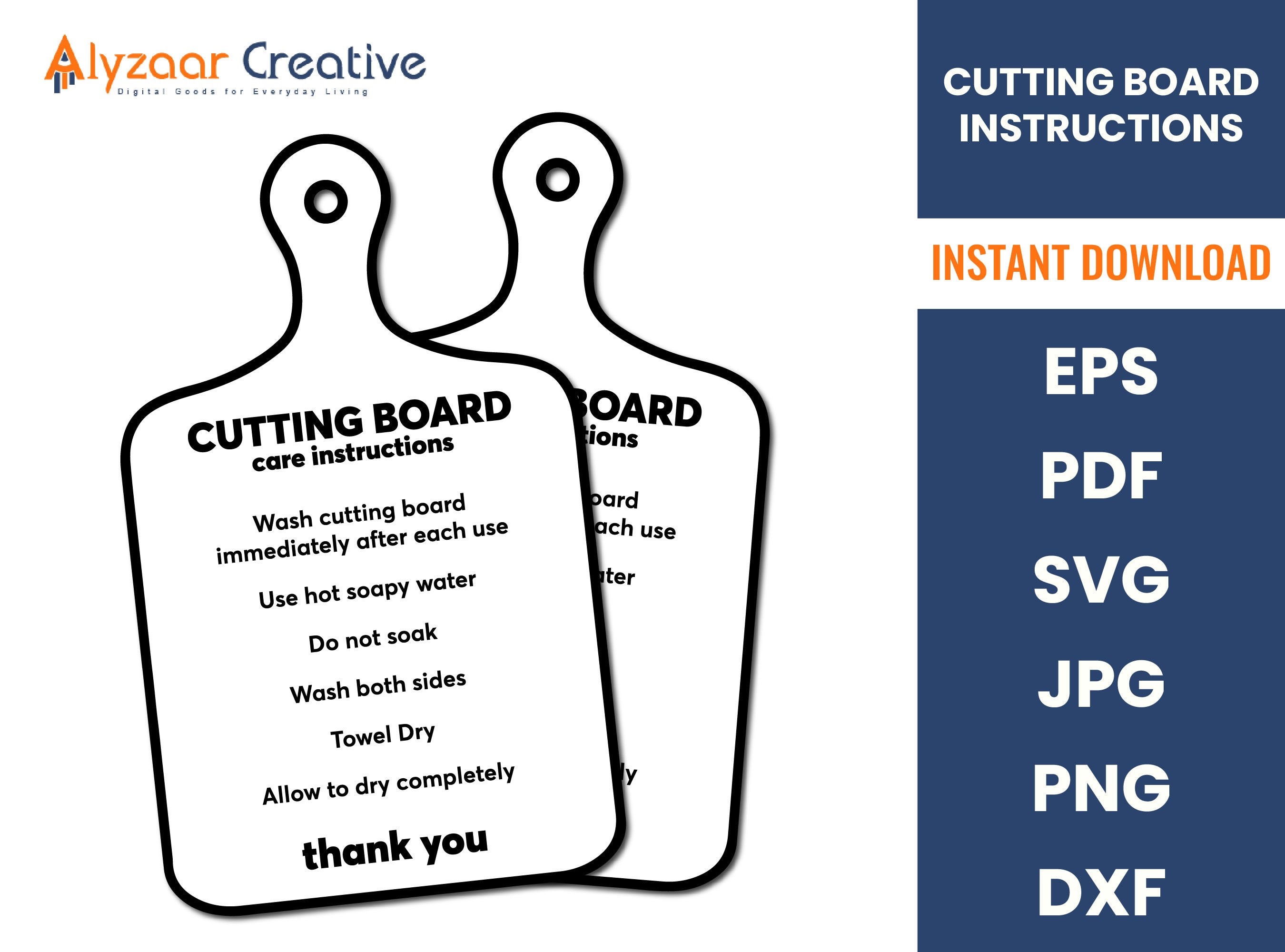 Downloadable PDF: Best Cutting Board Care Instructions