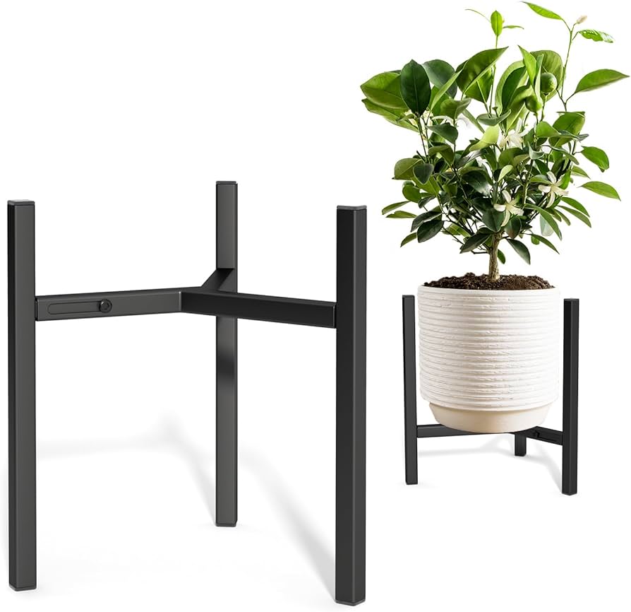 Need a sturdy adjustable plant stand? Find one that holds heavy pots safely.
