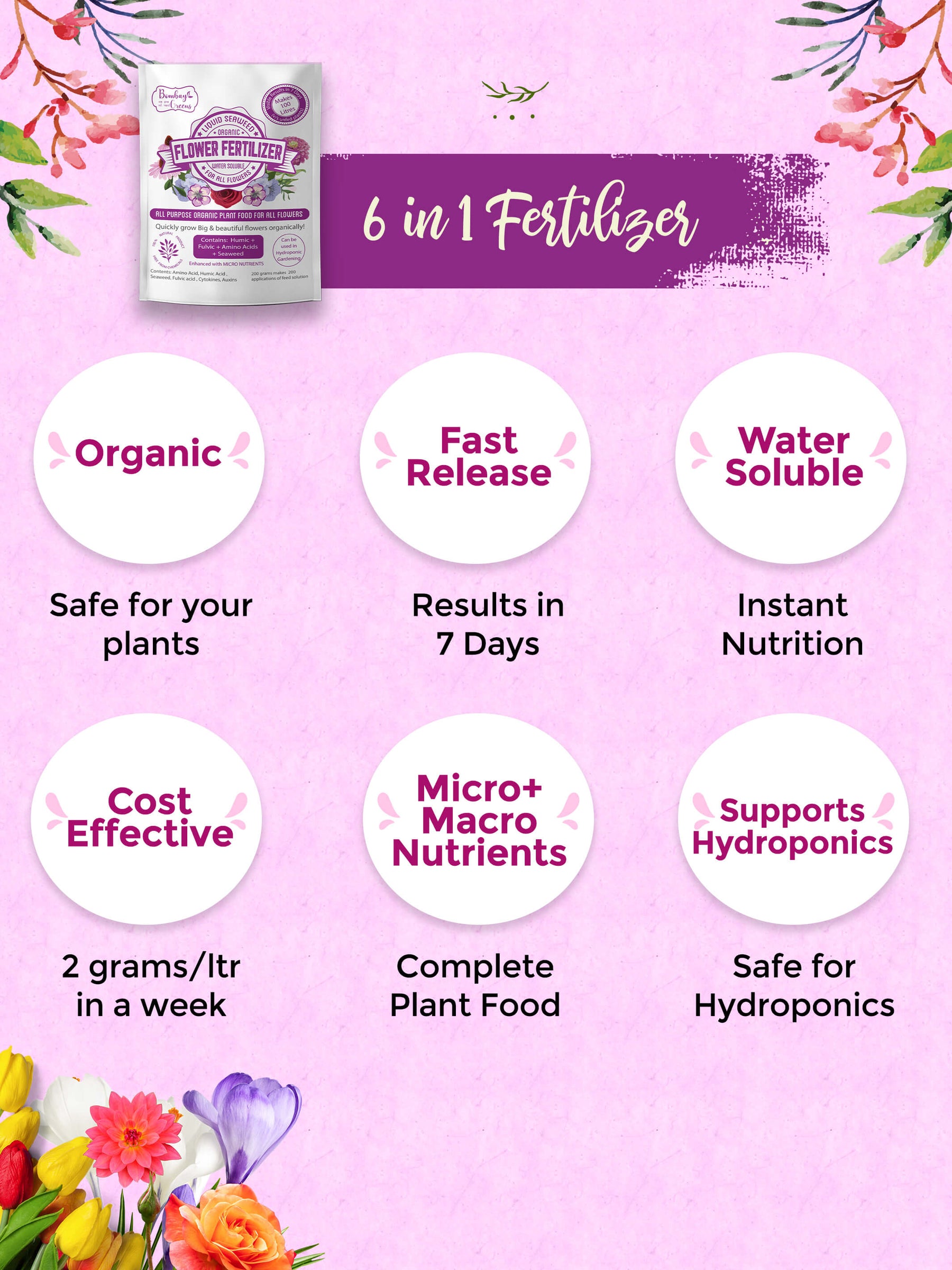 Flower Liquid Fertilizer: What is it & How to Use it Right