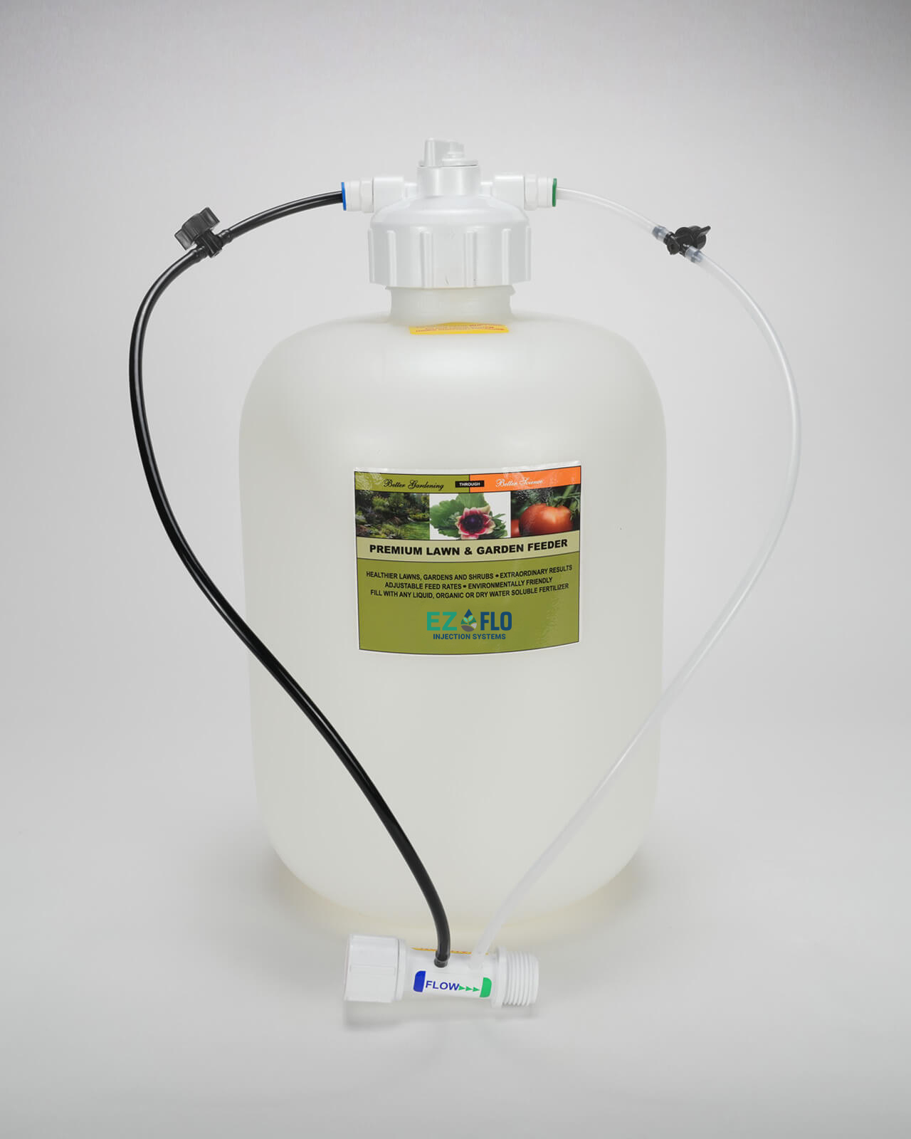 Get a much greener garden using an ez flow fertilizer injector: See amazing results really fast this season.