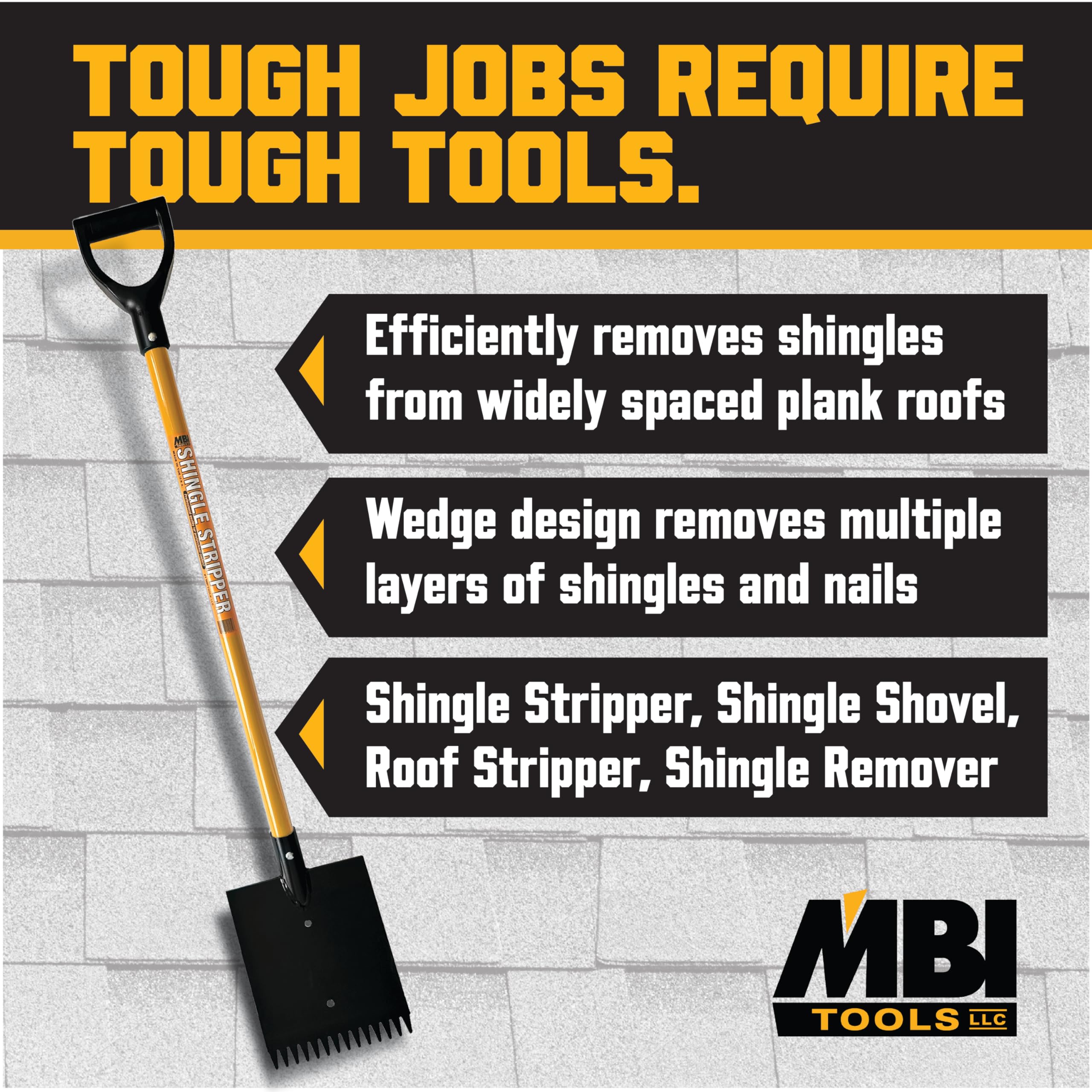 Choosing a new roofing tear off shovel: Make your tough roof stripping job much easier.