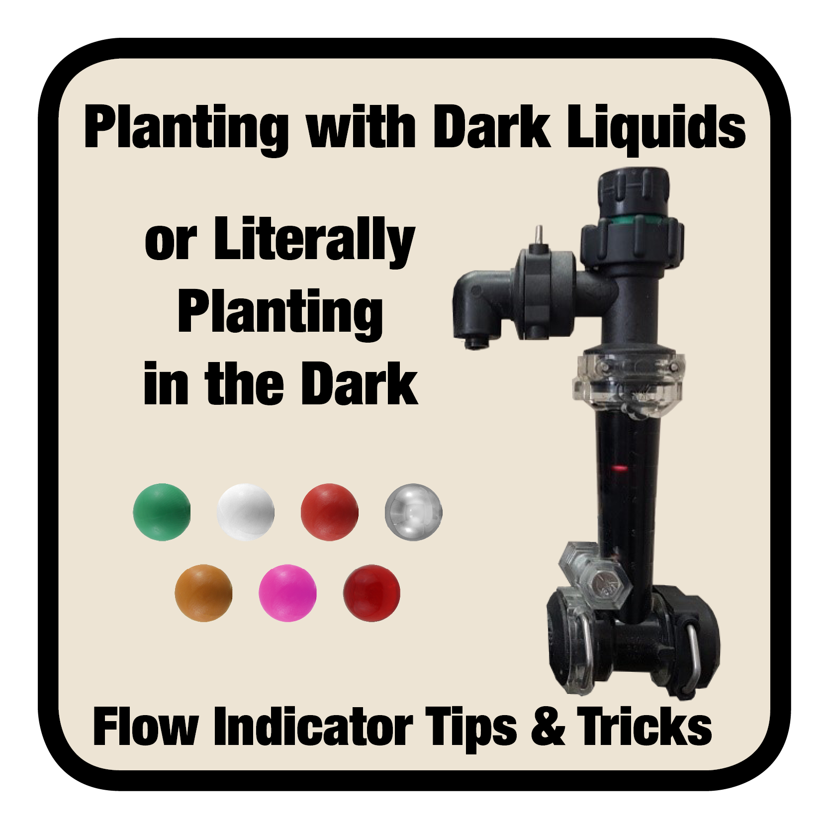What are the key benefits of a red ball fertilizer flow monitor? Improve your planting efficiency easily.