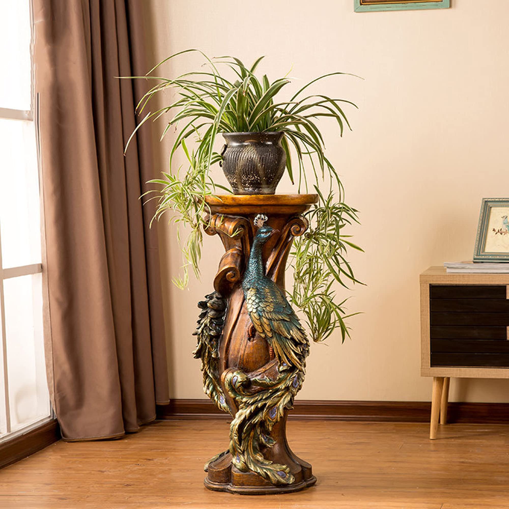 What makes a peacock plant stand a good buy? (Find out why it is a popular decor choice!)