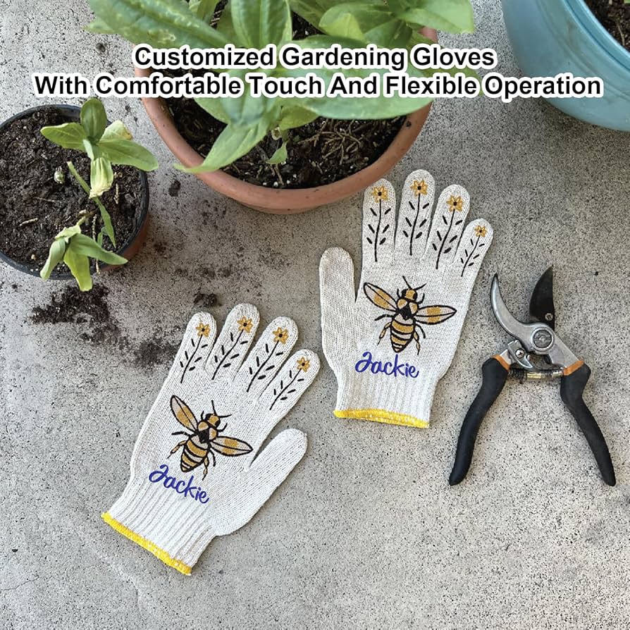 Where to find cool personalised gardening gloves? Check out these top choices for every gardener.