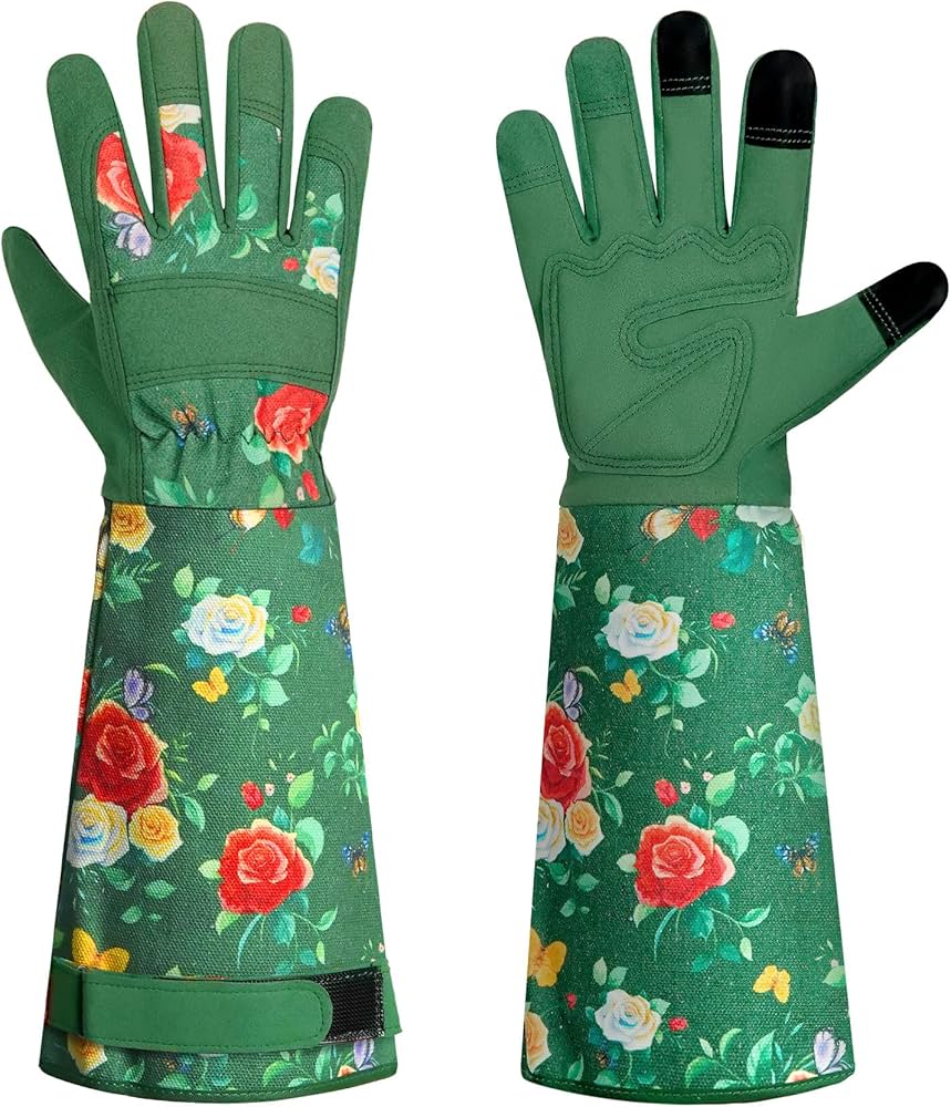 Green Gardening Gloves: Comfortable & Durable!
