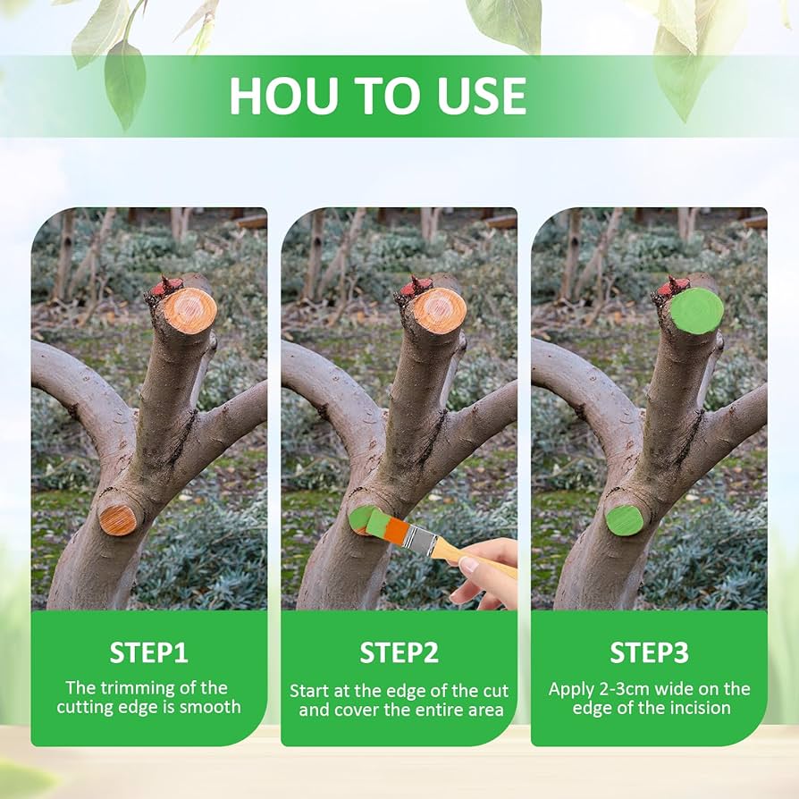 How to use natural pruning sealer? Easy steps for healthy garden plant cuts.