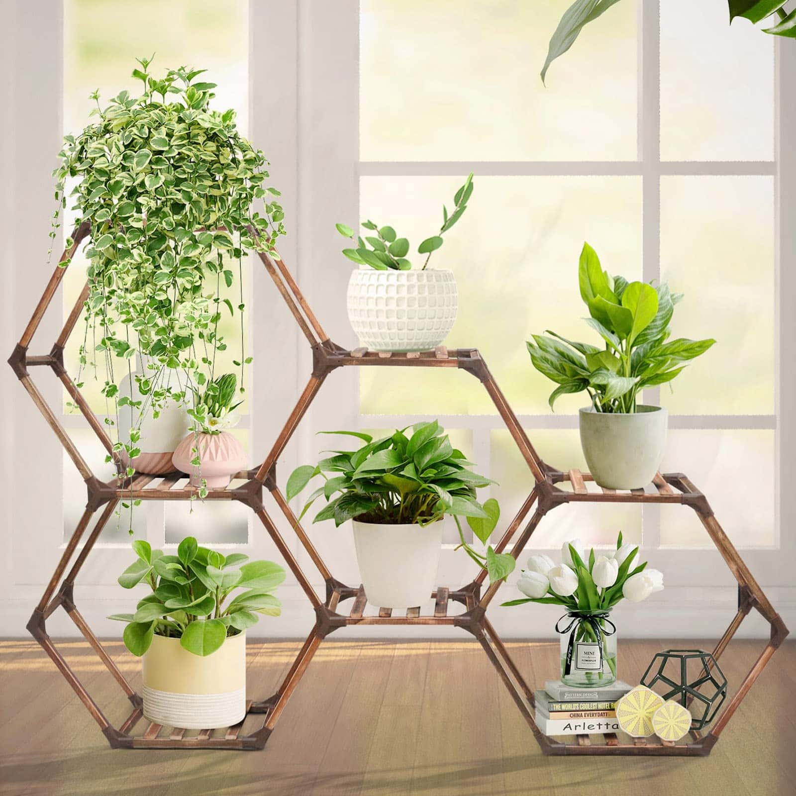 Why get an adjustable height plant stand? (Make your indoor garden super flexible and pretty).